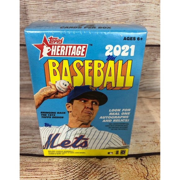 2021 Topps Heritage MLB Blaster Box Factory Sealed - Picture 1 of 6